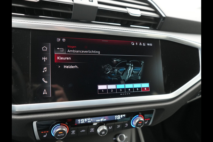 Audi Q3 Sportback 45 TFSI e 2x S Line PHEV 245pk Dealer O.H | Adaptive Cruise | Camera | Blis | Matrix LED | Sportstoelen Verwarmd | Sfeerverlichting | Navigatie | DAB | 20"L.M | Virtual | Plug In Hybrid |