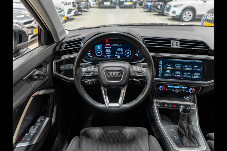 Audi Q3 35 TFSI 150PK S-Tronic, Virtual Cockpit, Apple Carplay, ACC, Clima, Multistuur, PDC, Android Auto, Volledig Onderhouden