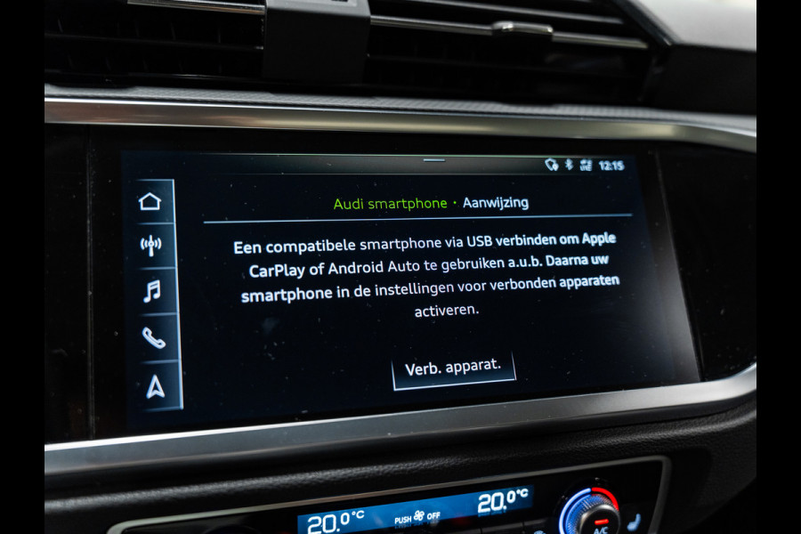 Audi Q3 35 TFSI 150PK S-Tronic, Virtual Cockpit, Apple Carplay, ACC, Clima, Multistuur, PDC, Android Auto, Volledig Onderhouden
