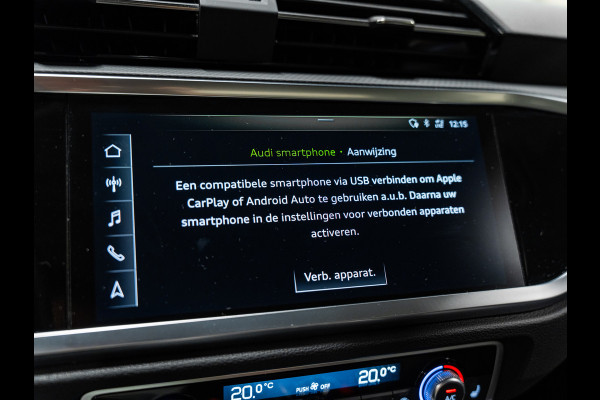 Audi Q3 35 TFSI 150PK S-Tronic, Virtual Cockpit, Apple Carplay, ACC, Clima, Multistuur, PDC, Android Auto, Volledig Onderhouden