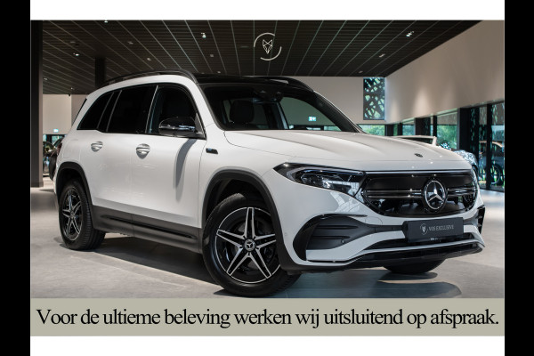 Mercedes-Benz EQB 300 4MATIC AMG 67 kWh 7-persoons|Night|Keyless|SOH 97,9%|Verw-stln|Cruise|360°|Panorama|HUD|Sfeer|Nieuwprijs €74.626