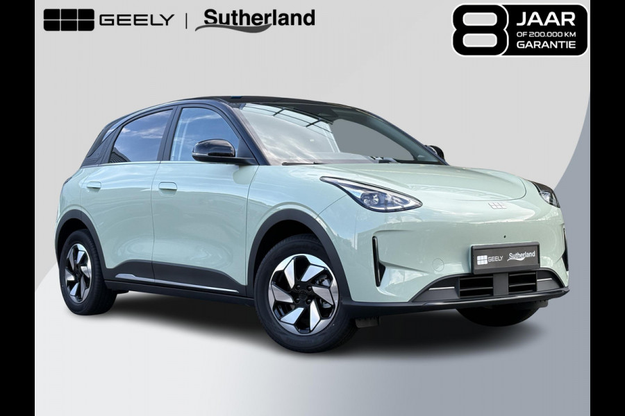 GEELY E2 Max 47 kWh 115 PK | Pre-order nu ! | 345 Km actieradius | Verwarmbare voorstoelen en stuurwiel | Achteruitrijcamera en parkeersensoren achter | 8,8" digitaal instrumentenpaneel en 14,6" multimediascherm met Flyme Auto