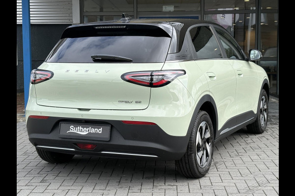 GEELY E2 Max 47 kWh 115 PK | Pre-order nu ! | 345 Km actieradius | Verwarmbare voorstoelen en stuurwiel | Achteruitrijcamera en parkeersensoren achter | 8,8" digitaal instrumentenpaneel en 14,6" multimediascherm met Flyme Auto