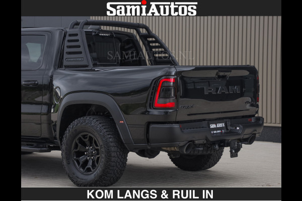Dodge Ram TRX BLACK OPS HELLCAT | 6.2 V8 712PK SUPERCHARGER | RODE STIKSELS | FULLY LOADED | RAMBAR | CARBON | BLACK ON BLACK | CREW CAB | DUBBELE CABINE | 5 PERSOONS | De specialist in Amerikaanse pick‑ups in Nederland en Europa. Voorraad 2661 - 5444