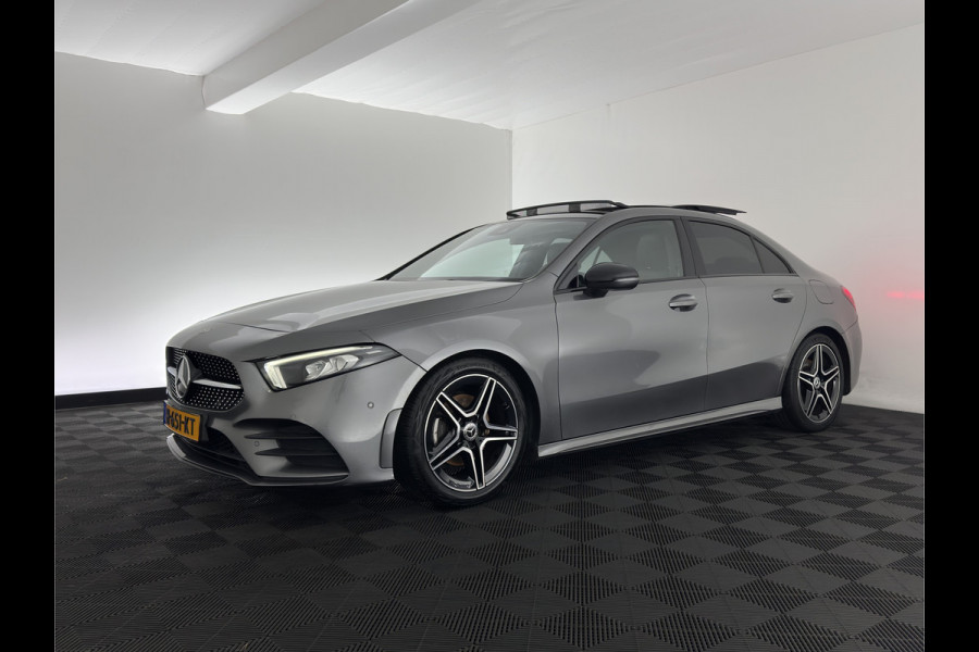 Mercedes-Benz A-Klasse 200 AMG Sportpack Business Solution (INCL-BTW) Aut. *PANO | LEATHER-MICROFIBRE | FULL-LED | HEATED-SPORTSEATS | WIDESCREEN-DIGIOCKPIT | DAB+ | NAVI-FULLMAP | CAMERA | PRIVACYGLASS | SHIFTPADDLES | 18''ALU*
