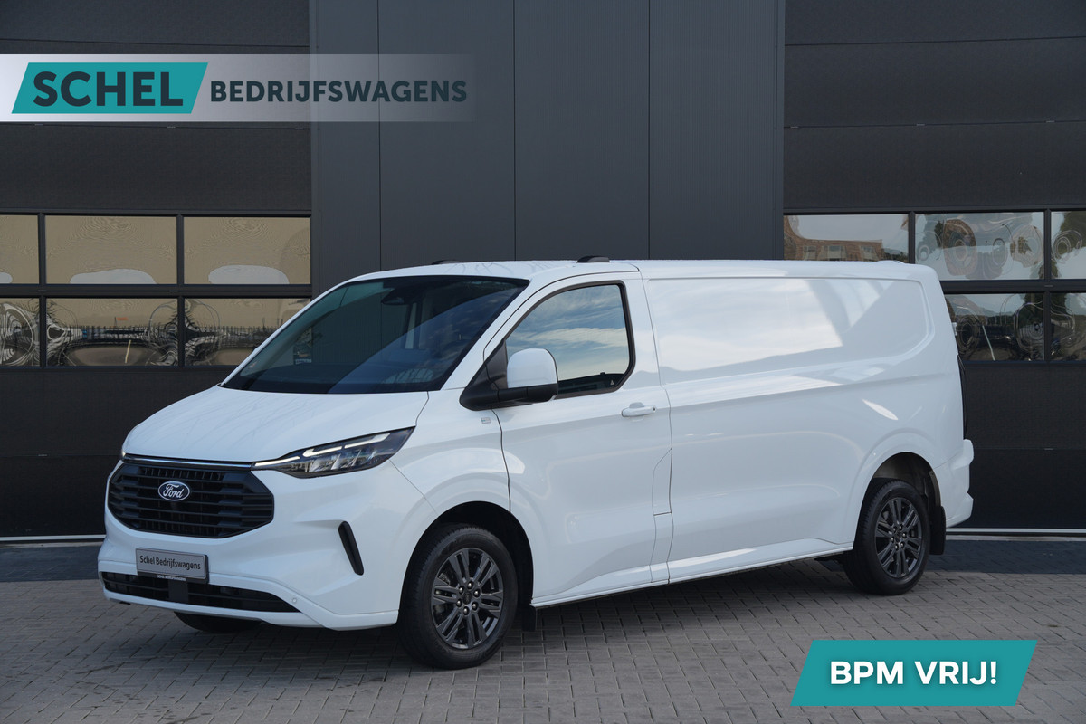 Ford Transit Custom 320 2.0 TDCI L2H1 Limited 170pk - Adaptive Cruise - Stuurwiel verwarmd - Draadloos laden - Blind spot - Navigatie - Camera - Rij