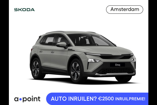 Škoda Elroq 60 Edition 190 pk | Trekhaak | Velgen: 19" lichtmetalen velgen ' Regulus', Antraciet