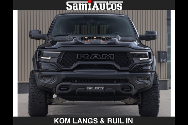 Dodge Ram TRX BLACK OPS HELLCAT | 6.2 V8 712PK SUPERCHARGER | RODE STIKSELS | FULLY LOADED | RAMBAR | CARBON | BLACK ON BLACK | CREW CAB | DUBBELE CABINE | 5 PERSOONS | De specialist in Amerikaanse pick‑ups in Nederland en Europa. Voorraad 2661 - 5444