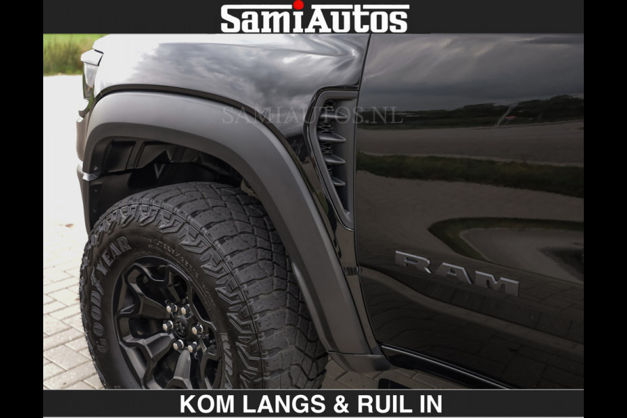 Dodge Ram TRX BLACK OPS HELLCAT | 6.2 V8 712PK SUPERCHARGER | RODE STIKSELS | FULLY LOADED | RAMBAR | CARBON | BLACK ON BLACK | CREW CAB | DUBBELE CABINE | 5 PERSOONS | De specialist in Amerikaanse pick‑ups in Nederland en Europa. Voorraad 2661 - 5444