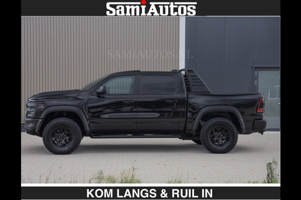 Dodge Ram TRX BLACK OPS HELLCAT | 6.2 V8 712PK SUPERCHARGER | RODE STIKSELS | FULLY LOADED | RAMBAR | CARBON | BLACK ON BLACK | CREW CAB | DUBBELE CABINE | 5 PERSOONS | De specialist in Amerikaanse pick‑ups in Nederland en Europa. Voorraad 2661 - 5444