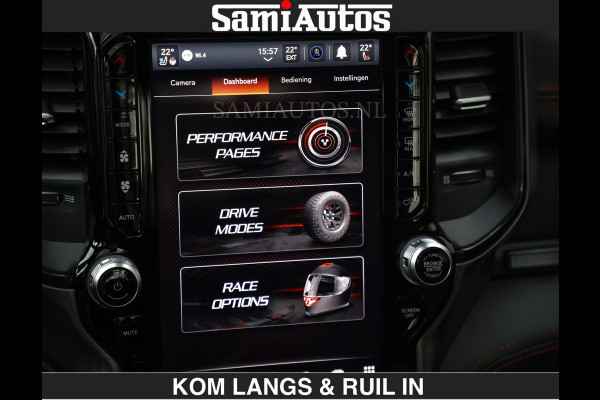 Dodge Ram TRX BLACK OPS HELLCAT | 6.2 V8 712PK SUPERCHARGER | RODE STIKSELS | FULLY LOADED | RAMBAR | CARBON | BLACK ON BLACK | CREW CAB | DUBBELE CABINE | 5 PERSOONS | De specialist in Amerikaanse pick‑ups in Nederland en Europa. Voorraad 2661 - 5444