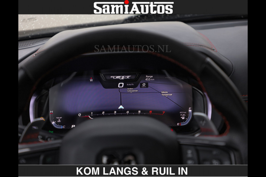 Dodge Ram TRX BLACK OPS HELLCAT | 6.2 V8 712PK SUPERCHARGER | RODE STIKSELS | FULLY LOADED | RAMBAR | CARBON | BLACK ON BLACK | CREW CAB | DUBBELE CABINE | 5 PERSOONS | De specialist in Amerikaanse pick‑ups in Nederland en Europa. Voorraad 2661 - 5444