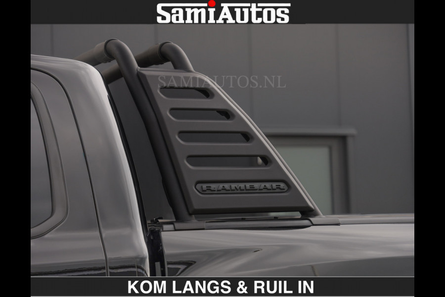 Dodge Ram TRX BLACK OPS HELLCAT | 6.2 V8 712PK SUPERCHARGER | RODE STIKSELS | FULLY LOADED | RAMBAR | CARBON | BLACK ON BLACK | CREW CAB | DUBBELE CABINE | 5 PERSOONS | De specialist in Amerikaanse pick‑ups in Nederland en Europa. Voorraad 2661 - 5444