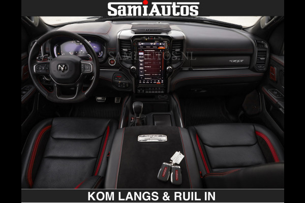 Dodge Ram TRX BLACK OPS HELLCAT | 6.2 V8 712PK SUPERCHARGER | RODE STIKSELS | FULLY LOADED | RAMBAR | CARBON | BLACK ON BLACK | CREW CAB | DUBBELE CABINE | 5 PERSOONS | De specialist in Amerikaanse pick‑ups in Nederland en Europa. Voorraad 2661 - 5444