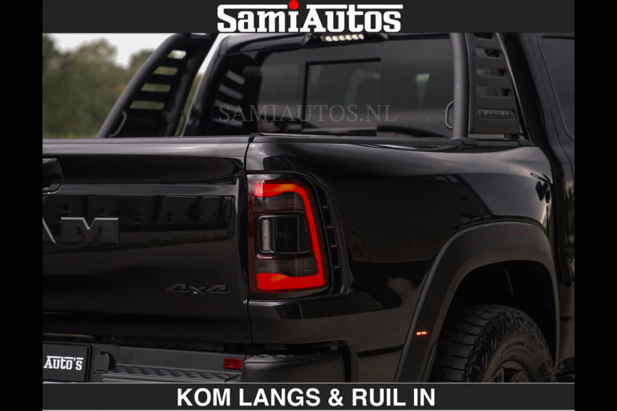 Dodge Ram TRX BLACK OPS HELLCAT | 6.2 V8 712PK SUPERCHARGER | RODE STIKSELS | FULLY LOADED | RAMBAR | CARBON | BLACK ON BLACK | CREW CAB | DUBBELE CABINE | 5 PERSOONS | De specialist in Amerikaanse pick‑ups in Nederland en Europa. Voorraad 2661 - 5444