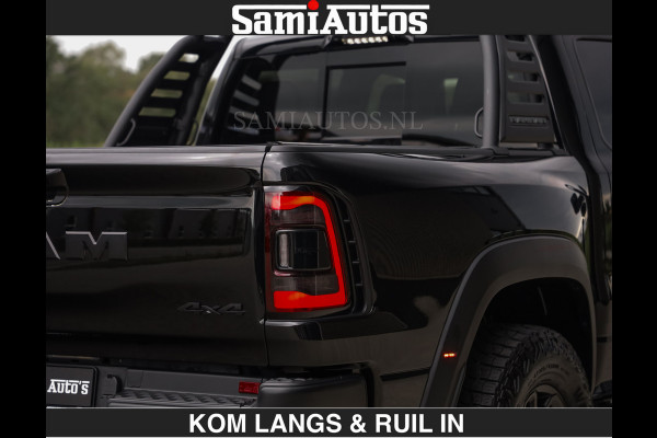 Dodge Ram TRX BLACK OPS HELLCAT | 6.2 V8 712PK SUPERCHARGER | RODE STIKSELS | FULLY LOADED | RAMBAR | CARBON | BLACK ON BLACK | CREW CAB | DUBBELE CABINE | 5 PERSOONS | De specialist in Amerikaanse pick‑ups in Nederland en Europa. Voorraad 2661 - 5444