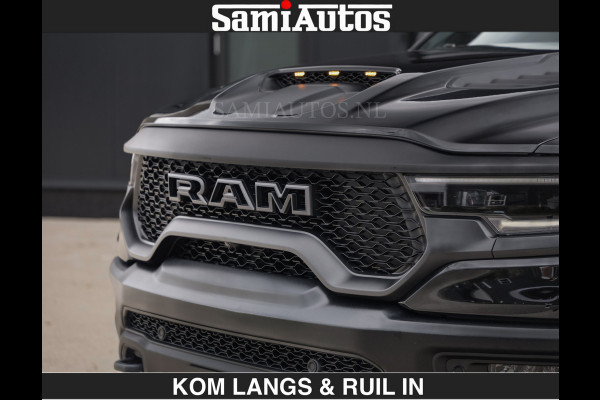 Dodge Ram TRX BLACK OPS HELLCAT | 6.2 V8 712PK SUPERCHARGER | RODE STIKSELS | FULLY LOADED | RAMBAR | CARBON | BLACK ON BLACK | CREW CAB | DUBBELE CABINE | 5 PERSOONS | De specialist in Amerikaanse pick‑ups in Nederland en Europa. Voorraad 2661 - 5444