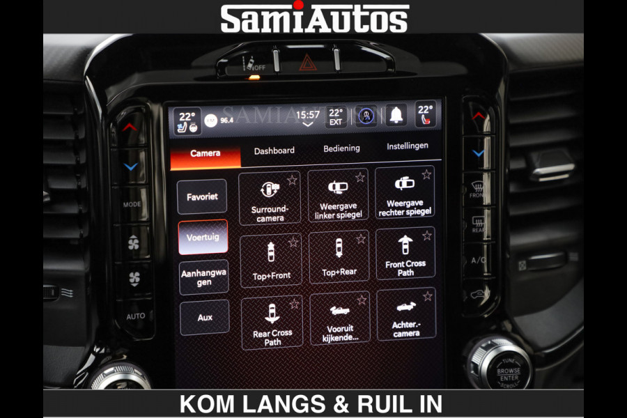 Dodge Ram TRX BLACK OPS HELLCAT | 6.2 V8 712PK SUPERCHARGER | RODE STIKSELS | FULLY LOADED | RAMBAR | CARBON | BLACK ON BLACK | CREW CAB | DUBBELE CABINE | 5 PERSOONS | De specialist in Amerikaanse pick‑ups in Nederland en Europa. Voorraad 2661 - 5444
