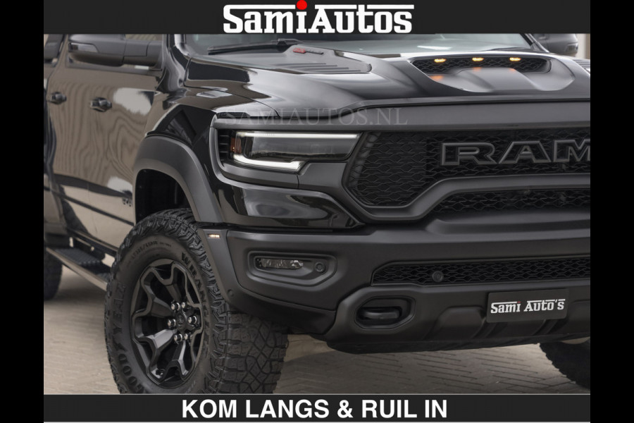Dodge Ram TRX BLACK OPS HELLCAT | 6.2 V8 712PK SUPERCHARGER | RODE STIKSELS | FULLY LOADED | RAMBAR | CARBON | BLACK ON BLACK | CREW CAB | DUBBELE CABINE | 5 PERSOONS | De specialist in Amerikaanse pick‑ups in Nederland en Europa. Voorraad 2661 - 5444