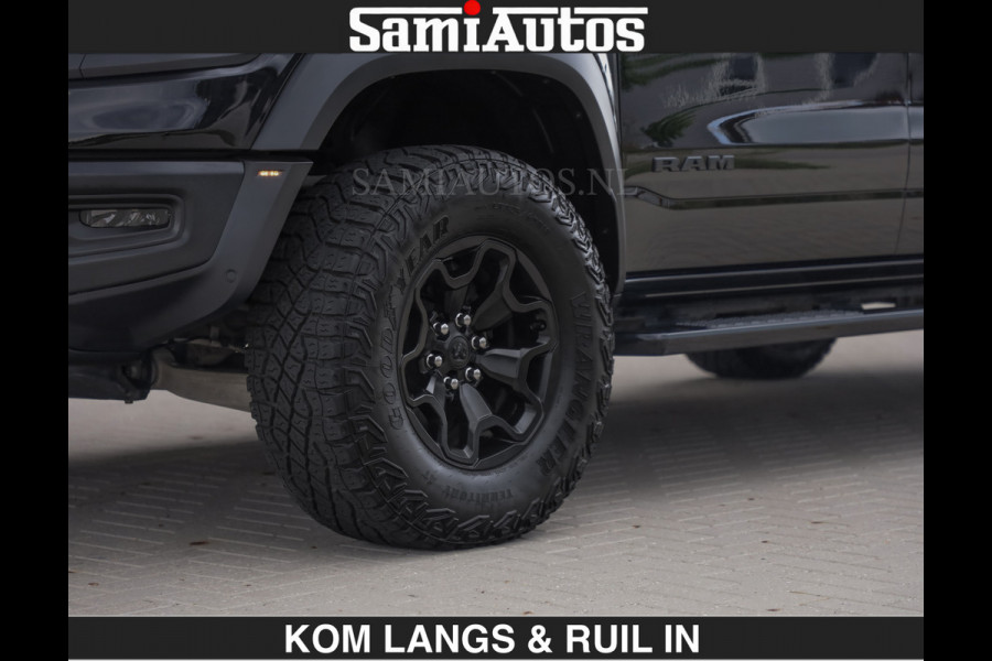 Dodge Ram TRX BLACK OPS HELLCAT | 6.2 V8 712PK SUPERCHARGER | RODE STIKSELS | FULLY LOADED | RAMBAR | CARBON | BLACK ON BLACK | CREW CAB | DUBBELE CABINE | 5 PERSOONS | De specialist in Amerikaanse pick‑ups in Nederland en Europa. Voorraad 2661 - 5444