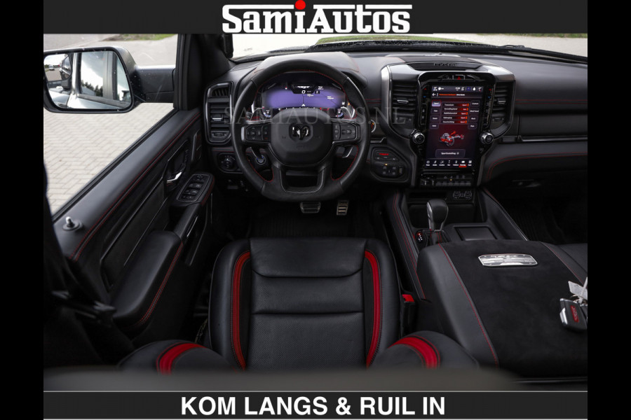 Dodge Ram TRX BLACK OPS HELLCAT | 6.2 V8 712PK SUPERCHARGER | RODE STIKSELS | FULLY LOADED | RAMBAR | CARBON | BLACK ON BLACK | CREW CAB | DUBBELE CABINE | 5 PERSOONS | De specialist in Amerikaanse pick‑ups in Nederland en Europa. Voorraad 2661 - 5444