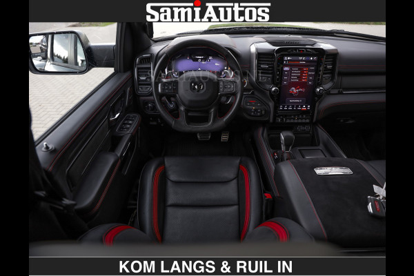 Dodge Ram TRX BLACK OPS HELLCAT | 6.2 V8 712PK SUPERCHARGER | RODE STIKSELS | FULLY LOADED | RAMBAR | CARBON | BLACK ON BLACK | CREW CAB | DUBBELE CABINE | 5 PERSOONS | De specialist in Amerikaanse pick‑ups in Nederland en Europa. Voorraad 2661 - 5444
