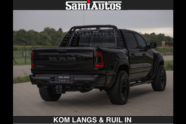 Dodge Ram TRX BLACK OPS HELLCAT | 6.2 V8 712PK SUPERCHARGER | RODE STIKSELS | FULLY LOADED | RAMBAR | CARBON | BLACK ON BLACK | CREW CAB | DUBBELE CABINE | 5 PERSOONS | De specialist in Amerikaanse pick‑ups in Nederland en Europa. Voorraad 2661 - 5444