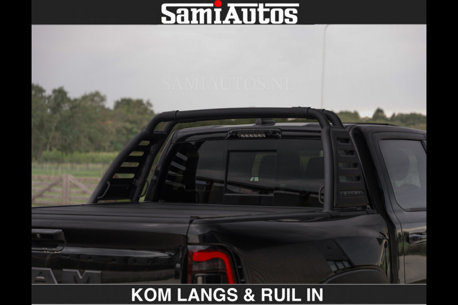 Dodge Ram TRX BLACK OPS HELLCAT | 6.2 V8 712PK SUPERCHARGER | RODE STIKSELS | FULLY LOADED | RAMBAR | CARBON | BLACK ON BLACK | CREW CAB | DUBBELE CABINE | 5 PERSOONS | De specialist in Amerikaanse pick‑ups in Nederland en Europa. Voorraad 2661 - 5444