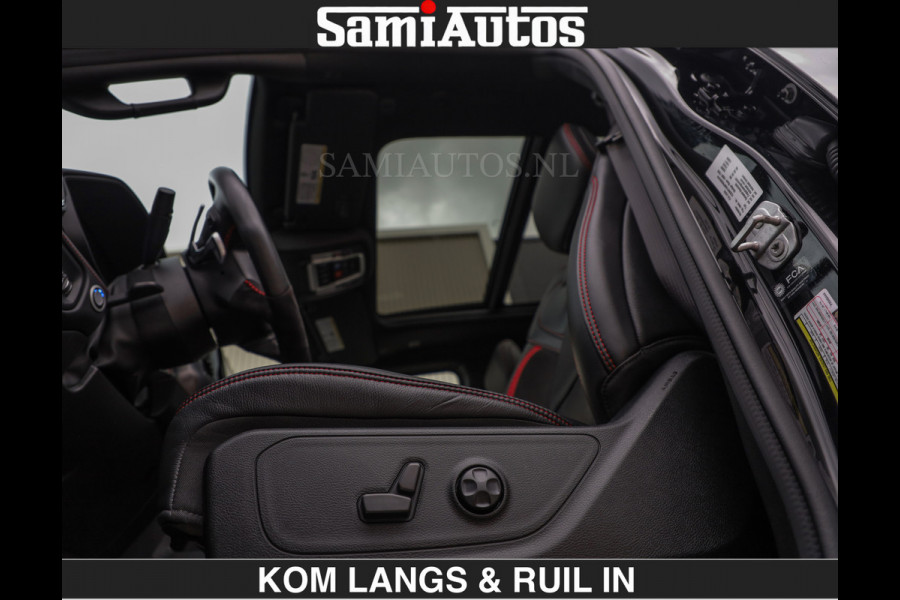 Dodge Ram TRX BLACK OPS HELLCAT | 6.2 V8 712PK SUPERCHARGER | RODE STIKSELS | FULLY LOADED | RAMBAR | CARBON | BLACK ON BLACK | CREW CAB | DUBBELE CABINE | 5 PERSOONS | De specialist in Amerikaanse pick‑ups in Nederland en Europa. Voorraad 2661 - 5444