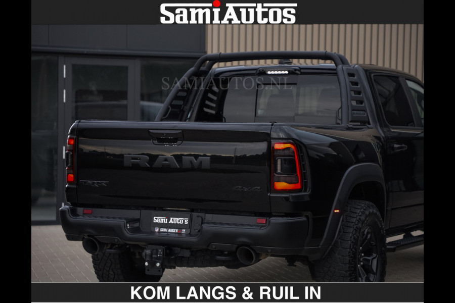 Dodge Ram TRX BLACK OPS HELLCAT | 6.2 V8 712PK SUPERCHARGER | RODE STIKSELS | FULLY LOADED | RAMBAR | CARBON | BLACK ON BLACK | CREW CAB | DUBBELE CABINE | 5 PERSOONS | De specialist in Amerikaanse pick‑ups in Nederland en Europa. Voorraad 2661 - 5444