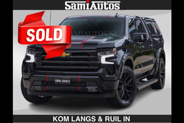 Chevrolet Silverado BEAST | HULK PACK | 6.2 V8 426PK | HUIF | BLACK OPS | BOM VOL | GARANTIE TOT 24-01-2028 | DC 5 PERSOONS | DUBBELE CABINE | HUD | COMFORT STOELEN GEKOELD EN VERWARMD | BOSE | EN NOG VEEL MEER ....|