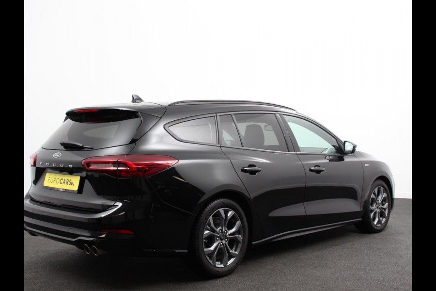 Ford FOCUS Wagon 1.0 EcoBoost Hybrid 155pk Automaat ST Line Navigatie Cruise Control Parkeer sensoren Lichtmetalen Velgen Extra Getint Glas