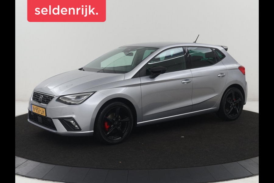 Seat Ibiza 1.0 EcoTSI FR Business Intense | Leder/alcantara | Adaptive cruise | Stoelverwarming | Carplay | Camera | Park assist | Climate control | Virtueel dashboard | 17" velgen