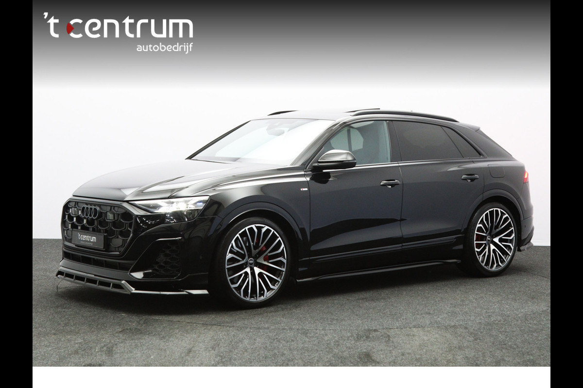 Audi Q8 60 TFSI e 490 PK Quattro S-Line Pro Line Competition PHEV, Panoramadak, Trekhaak, RS-Stoelen, Bang&Olufsen, Memory, Sfeerverlich