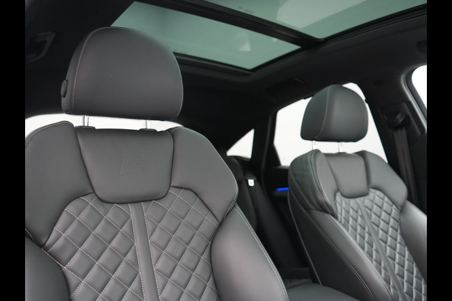 Audi Q5 Sportback 50 TFSI e 2x S Line PHEV 300pk Dealer O.H. | Trekhaak Af Fabriek | Panodak | 360 Camera | Matrix LED | Lederen Sportstoelen Verwarmd | Sfeerverlichting | Cruise Control | Navigatie | DAB | 20"L.M | Plug In Hybrid |