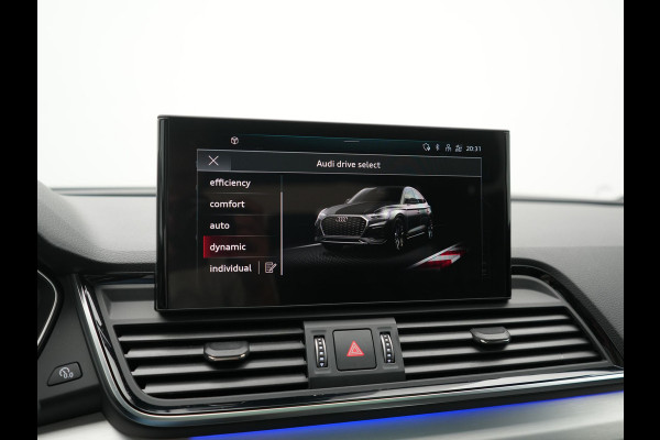 Audi Q5 Sportback 50 TFSI e 2x S Line PHEV 300pk Dealer O.H. | Trekhaak Af Fabriek | Panodak | 360 Camera | Matrix LED | Lederen Sportstoelen Verwarmd | Sfeerverlichting | Cruise Control | Navigatie | DAB | 20"L.M | Plug In Hybrid |