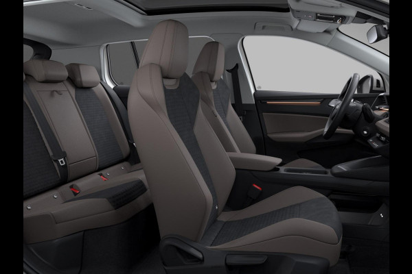 Škoda Epiq Business Launch Edition 56 kWh 211 pk | Panorama Dak | Interieur 'Suite' | Light & View Pakket | Velgen: 19" lichtmetalen velgen Lark, zwart