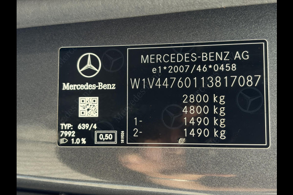Mercedes-Benz Vito 114 CDI*HAAK*ECC*CRUISE*CAM*LMV*LEER*SIDEBARS*PDC*