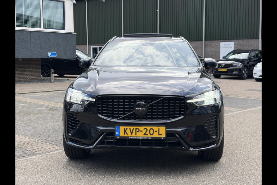 Volvo XC60 2.0 T6 Plug-in hybrid AWD Plus Dark ELEKTRISCHE TREKHAAK| PANO| STOEL + STUURVERWARMING| ACHTERBANK VERWARMD| HEAD-UP DISPLAY| 360 CAMERA| MEMORY STOELEN|