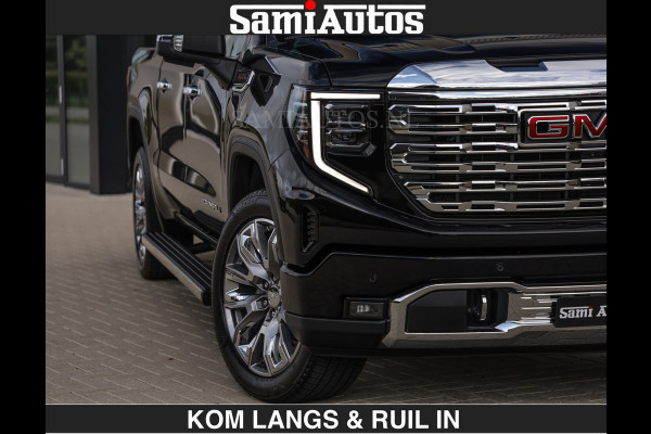 GMC Sierra DENALI | All-In Prijs | 6,2 V8 Full Option | De Meest Luxe Pick-Up in zijn Klasse | Comfortabele Dubbele Cabine met Royale 5 Zitplaatsen | BPM vrij | Nu Leverbaar uit Voorraad | Voorraad Nr 1539 | De specialist in Amerikaanse pick‑ups in Nederland en Europa.