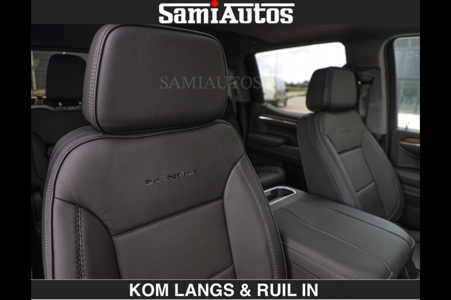 GMC Sierra DENALI | All-In Prijs | 6,2 V8 Full Option | De Meest Luxe Pick-Up in zijn Klasse | Comfortabele Dubbele Cabine met Royale 5 Zitplaatsen | BPM vrij | Nu Leverbaar uit Voorraad | Voorraad Nr 1539 | De specialist in Amerikaanse pick‑ups in Nederland en Europa.