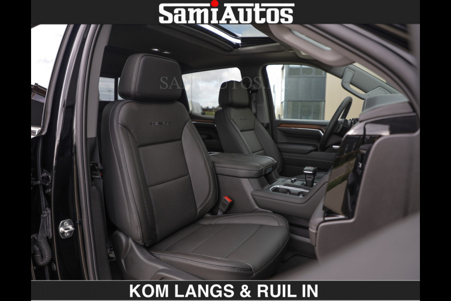 GMC Sierra DENALI | All-In Prijs | 6,2 V8 Full Option | De Meest Luxe Pick-Up in zijn Klasse | Comfortabele Dubbele Cabine met Royale 5 Zitplaatsen | BPM vrij | Nu Leverbaar uit Voorraad | Voorraad Nr 1539 | De specialist in Amerikaanse pick‑ups in Nederland en Europa.