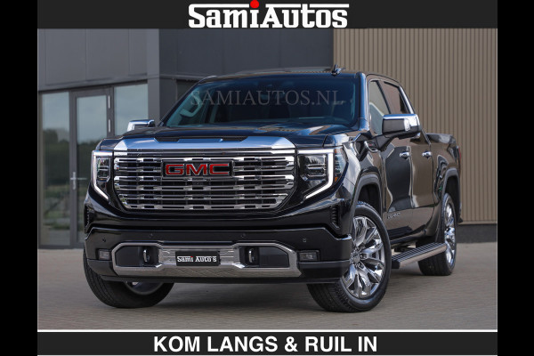 GMC Sierra DENALI | All-In Prijs | 6,2 V8 Full Option | De Meest Luxe Pick-Up in zijn Klasse | Comfortabele Dubbele Cabine met Royale 5 Zitplaatsen | BPM vrij | Nu Leverbaar uit Voorraad | Voorraad Nr 1539 | De specialist in Amerikaanse pick‑ups in Nederland en Europa.