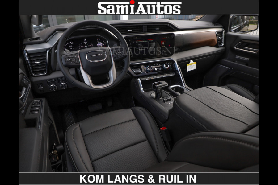 GMC Sierra DENALI | All-In Prijs | 6,2 V8 Full Option | De Meest Luxe Pick-Up in zijn Klasse | Comfortabele Dubbele Cabine met Royale 5 Zitplaatsen | BPM vrij | Nu Leverbaar uit Voorraad | Voorraad Nr 1539 | De specialist in Amerikaanse pick‑ups in Nederland en Europa.