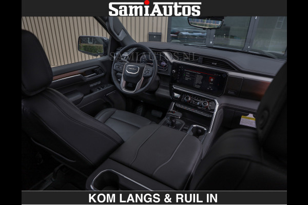 GMC Sierra DENALI | All-In Prijs | 6,2 V8 Full Option | De Meest Luxe Pick-Up in zijn Klasse | Comfortabele Dubbele Cabine met Royale 5 Zitplaatsen | BPM vrij | Nu Leverbaar uit Voorraad | Voorraad Nr 1539 | De specialist in Amerikaanse pick‑ups in Nederland en Europa.