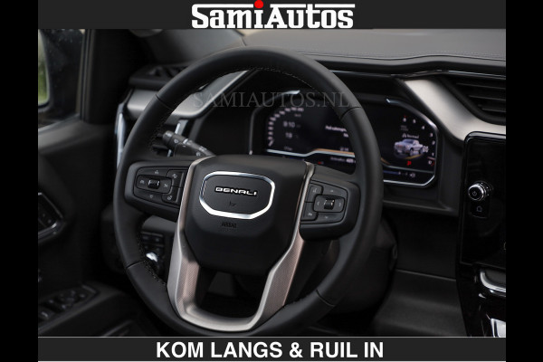 GMC Sierra DENALI | All-In Prijs | 6,2 V8 Full Option | De Meest Luxe Pick-Up in zijn Klasse | Comfortabele Dubbele Cabine met Royale 5 Zitplaatsen | BPM vrij | Nu Leverbaar uit Voorraad | Voorraad Nr 1539 | De specialist in Amerikaanse pick‑ups in Nederland en Europa.