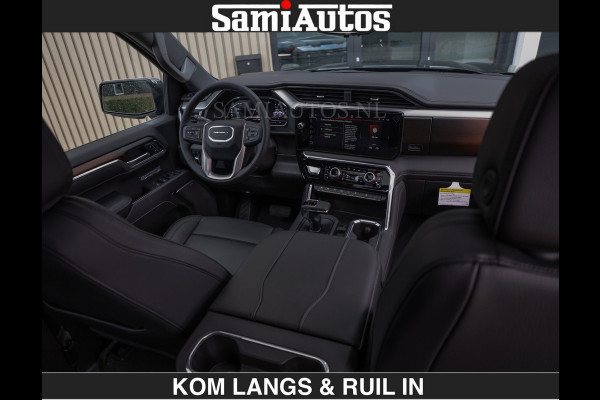GMC Sierra DENALI | All-In Prijs | 6,2 V8 Full Option | De Meest Luxe Pick-Up in zijn Klasse | Comfortabele Dubbele Cabine met Royale 5 Zitplaatsen | BPM vrij | Nu Leverbaar uit Voorraad | Voorraad Nr 1539 | De specialist in Amerikaanse pick‑ups in Nederland en Europa.