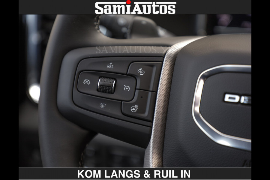 GMC Sierra DENALI | All-In Prijs | 6,2 V8 Full Option | De Meest Luxe Pick-Up in zijn Klasse | Comfortabele Dubbele Cabine met Royale 5 Zitplaatsen | BPM vrij | Nu Leverbaar uit Voorraad | Voorraad Nr 1539 | De specialist in Amerikaanse pick‑ups in Nederland en Europa.