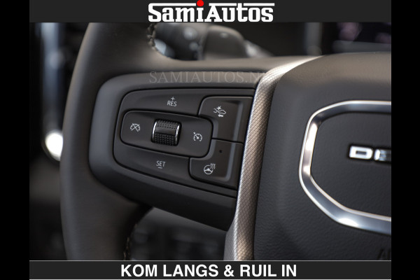 GMC Sierra DENALI | All-In Prijs | 6,2 V8 Full Option | De Meest Luxe Pick-Up in zijn Klasse | Comfortabele Dubbele Cabine met Royale 5 Zitplaatsen | BPM vrij | Nu Leverbaar uit Voorraad | Voorraad Nr 1539 | De specialist in Amerikaanse pick‑ups in Nederland en Europa.