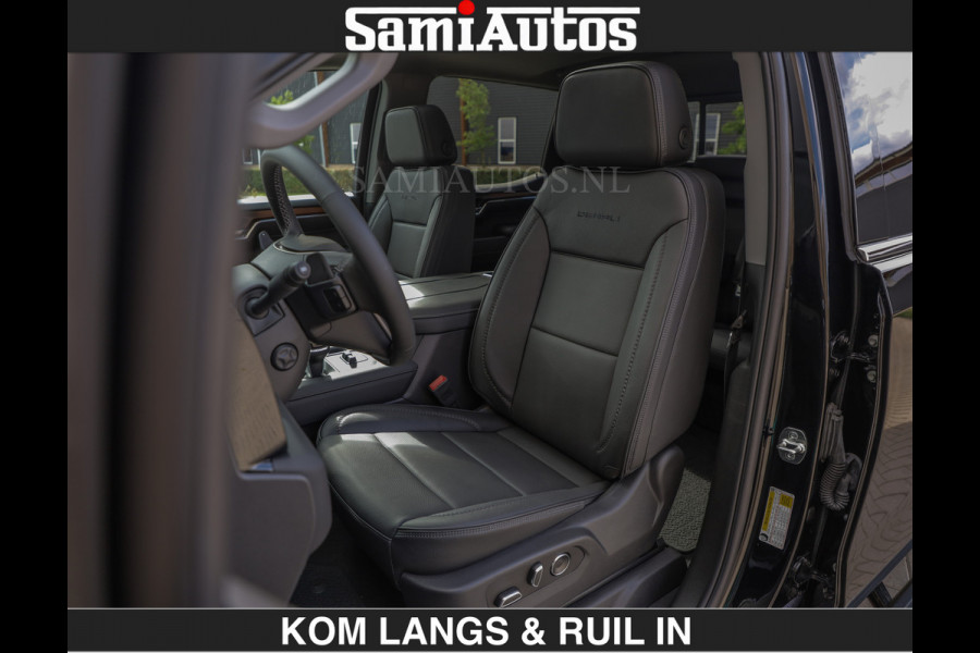 GMC Sierra DENALI | All-In Prijs | 6,2 V8 Full Option | De Meest Luxe Pick-Up in zijn Klasse | Comfortabele Dubbele Cabine met Royale 5 Zitplaatsen | BPM vrij | Nu Leverbaar uit Voorraad | Voorraad Nr 1539 | De specialist in Amerikaanse pick‑ups in Nederland en Europa.
